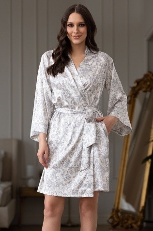 Короткий запашной халат Mia-Amore 4993 "Diora"
